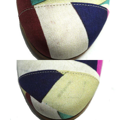 CHANEL シャネル レースアップ マルチカラー ヒールデザイン パンプス マルチカラー G31468 SIZE 35 1/2 C レディース【中古】