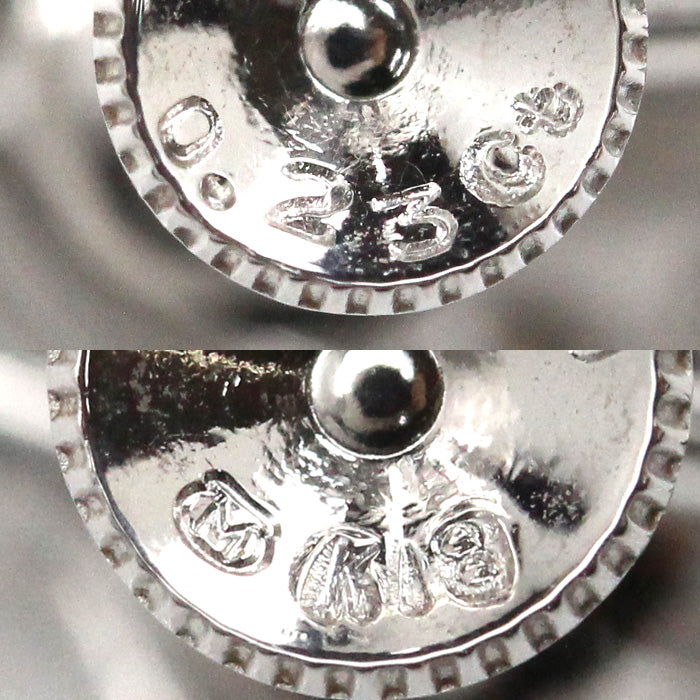 MIKIMOTO ミキモト K18WG ホワイトゴールド ダイヤ イヤリング ダイヤモンド0.23ct/0.23ct 6.1g ネジ式 レディース【中古】