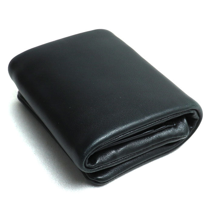 SAINT LAURENT サンローラン カリプソ コンパクトウォレット 三つ折り財布 ブラック 764000AACX71000 レディース【中古】