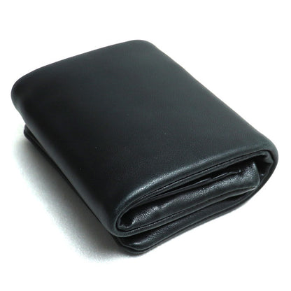 SAINT LAURENT サンローラン カリプソ コンパクトウォレット 三つ折り財布 ブラック 764000AACX71000 レディース【中古】