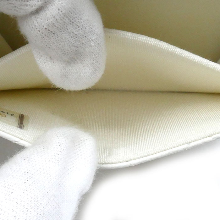 CHANEL シャネル ボーイシャネル ミニ チェーンウォレット ショルダーバッグ ホワイト AP2206 レディース【中古】【美品】