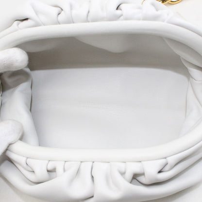 BOTTEGAVENETA ボッテガヴェネタ ザ ベルトチェーン ポーチ ホワイト 651445 チェーンベルトバッグ レディース【中古】【極美品】