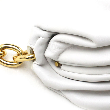 BOTTEGAVENETA ボッテガヴェネタ ザ ベルトチェーン ポーチ ホワイト 651445 チェーンベルトバッグ レディース【中古】【極美品】