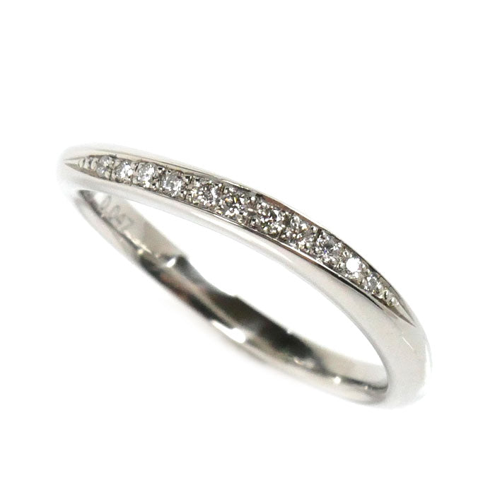 EXELCO DIAMOND Pt950プラチナ リング・指輪 ダイヤモンド0.047ct 8.5号 3.1g レディース【中古】【美品】