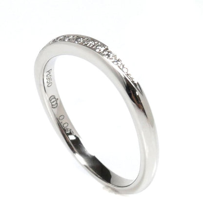 EXELCO DIAMOND Pt950プラチナ リング・指輪 ダイヤモンド0.047ct 8.5号 3.1g レディース【中古】【美品】