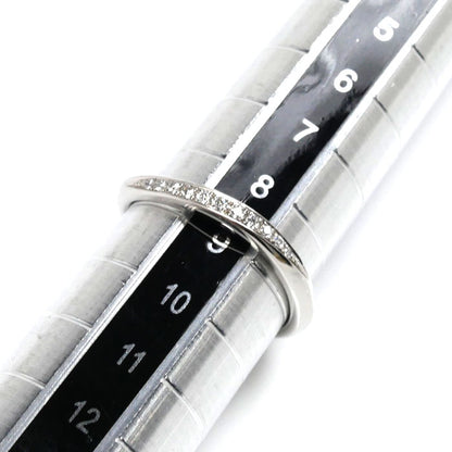 EXELCO DIAMOND Pt950プラチナ リング・指輪 ダイヤモンド0.047ct 8.5号 3.1g レディース【中古】【美品】