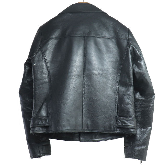Nudie Jeans ヌーディージーンズ ダブル ライダースジャケット ブラック M メンズ【中古】