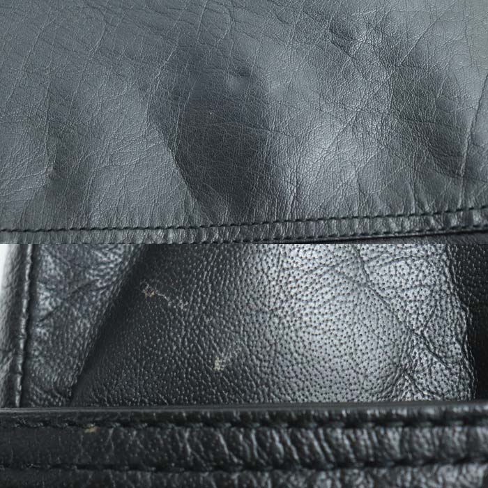 Nudie Jeans ヌーディージーンズ ダブル ライダースジャケット ブラック M メンズ【中古】