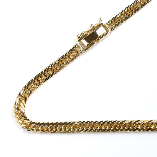 K18YG イエローゴールド ネックレス 喜平8面トリプルカット 20.2g 50cm メンズ【中古】