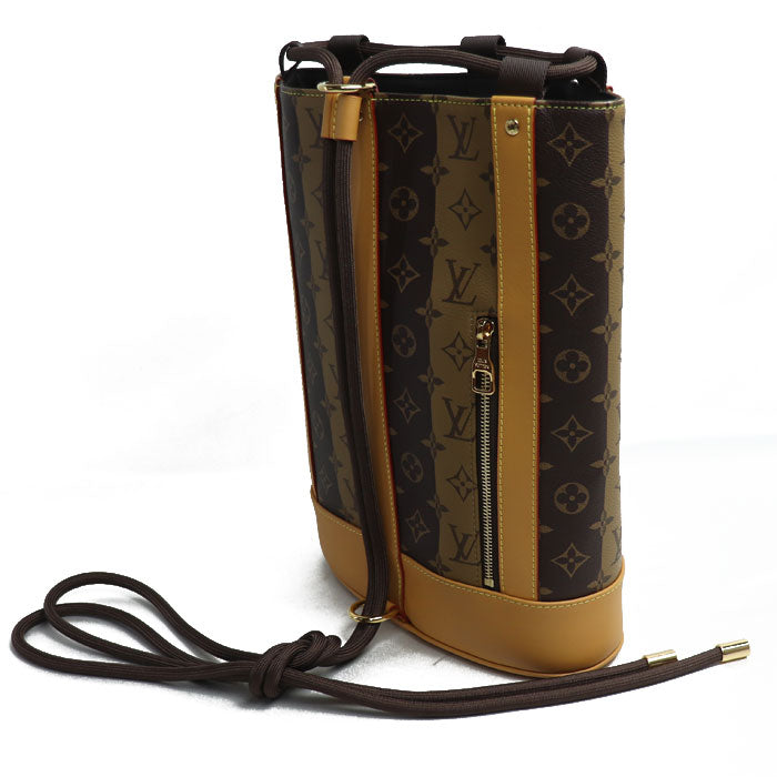 LOUIS VUITTON ルイ・ヴィトン LVxNIGO ランドネ メッセンジャー ショルダーバッグ モノグラムストライプ M45968 ICチップ ユニセックス【中古】【美品】