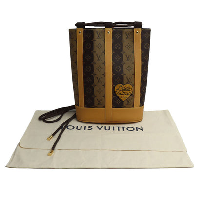 LOUIS VUITTON ルイ・ヴィトン LVxNIGO ランドネ メッセンジャー ショルダーバッグ モノグラムストライプ M45968 ICチップ ユニセックス【中古】【美品】