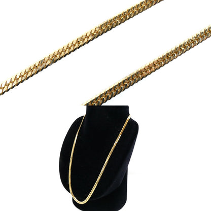 K18YG イエローゴールド ネックレス 喜平6面Wカット 30.3g 50cm メンズ【中古】