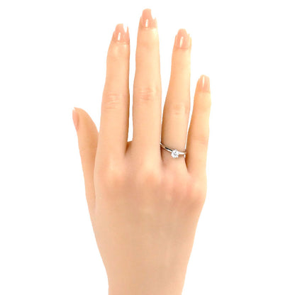 TIFFANY&Co. ティファニー Pt950プラチナ ソリテール ダイヤ リング・指輪 ダイヤモンド0.26ct 6.5号 4g レディース【中古】【美品】