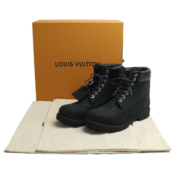 LOUIS VUITTON ルイ・ヴィトン LVxTimberland ティンバーランド 6-IN アンクルブーツ ブーツ ノワール 1AD73J FA0264 メンズ【未使用】【買取品】