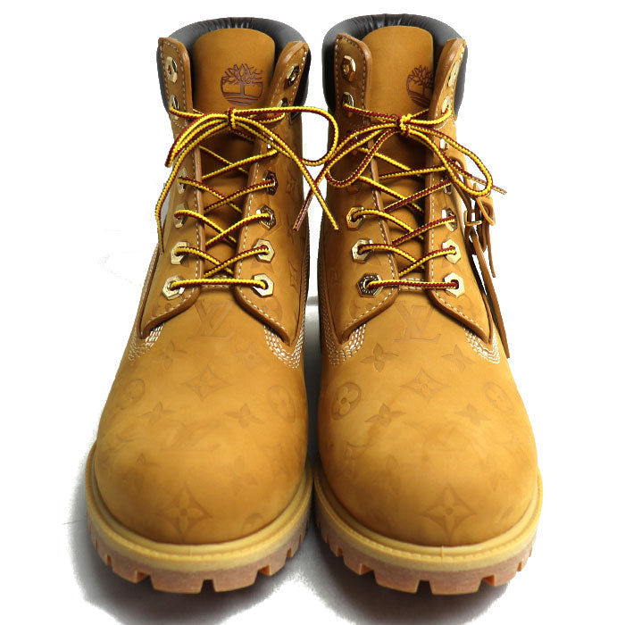 LOUIS VUITTON ルイ・ヴィトン LVxTimberland ティンバーランド 6-IN アンクルブーツ ブーツ ベージュ 1AD72Z LD0244 メンズ【未使用】【買取品】