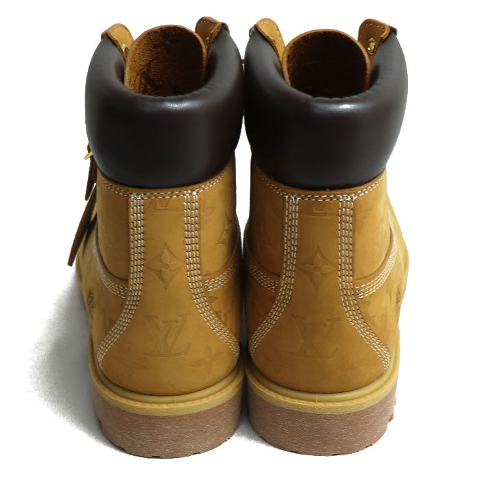 LOUIS VUITTON ルイ・ヴィトン LVxTimberland ティンバーランド 6-IN アンクルブーツ ブーツ ベージュ 1AD72Z LD0244 メンズ【未使用】【買取品】