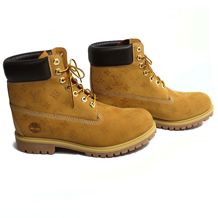 LOUIS VUITTON ルイ・ヴィトン LVxTimberland ティンバーランド 6-IN アンクルブーツ ブーツ ベージュ 1AD72Z LD0244 メンズ【未使用】【買取品】