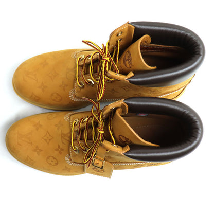 LOUIS VUITTON ルイ・ヴィトン LVxTimberland ティンバーランド 6-IN アンクルブーツ ブーツ ベージュ 1AD72Z LD0244 メンズ【未使用】【買取品】
