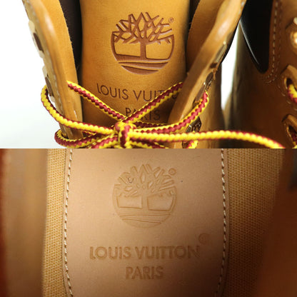 LOUIS VUITTON ルイ・ヴィトン LVxTimberland ティンバーランド 6-IN アンクルブーツ ブーツ ベージュ 1AD72Z LD0244 メンズ【未使用】【買取品】