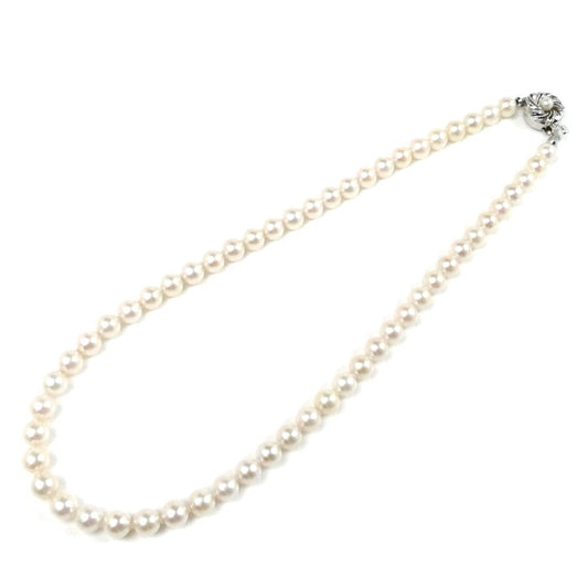 パール パール ネックレス パール約6.2～6.7mm 27.3g 42cm レディース【中古】