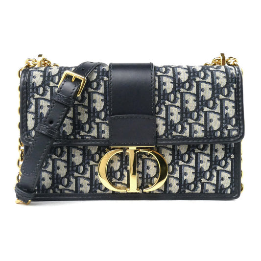 Christian Dior クリスチャンディオール モンテーニュ30 ショルダーバッグ ネイビー M9208UTZQ_M928 レディース【中古】【美品】