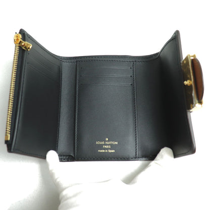 LOUIS VUITTON ルイ・ヴィトン ポルトフォイユドーフィーヌ コンパクト 三つ折り財布 モノグラムリバース ブラウン M68725 ICチップ レディース【未使用】【買取品】