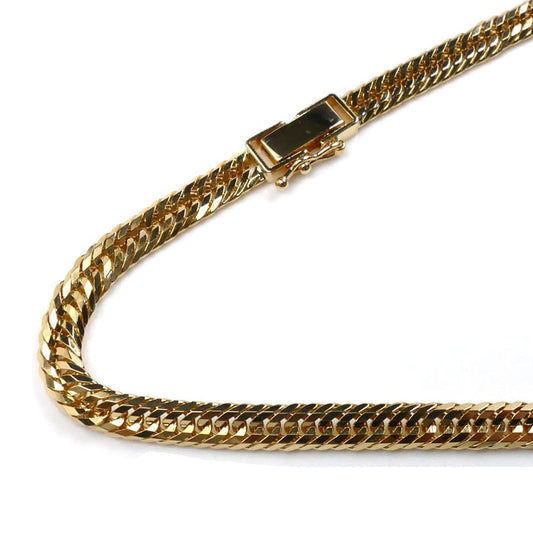 K18YG イエローゴールド ネックレス 喜平12面トリプルカット 30.3g 50cm メンズ【中古】