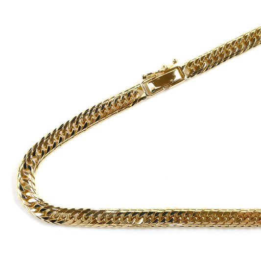 K18YG イエローゴールド ネックレス 喜平14面トリプルカット 30.4g 50cm メンズ【中古】