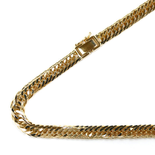 K18YG イエローゴールド ネックレス 喜平14面トリプルカット 50.4g 50cm メンズ【中古】