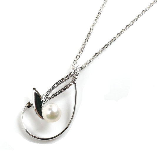 MIKIMOTO ミキモト シルバー パール ネックレス パール約5.4mm 3.0g 45cm レディース【中古】【美品】