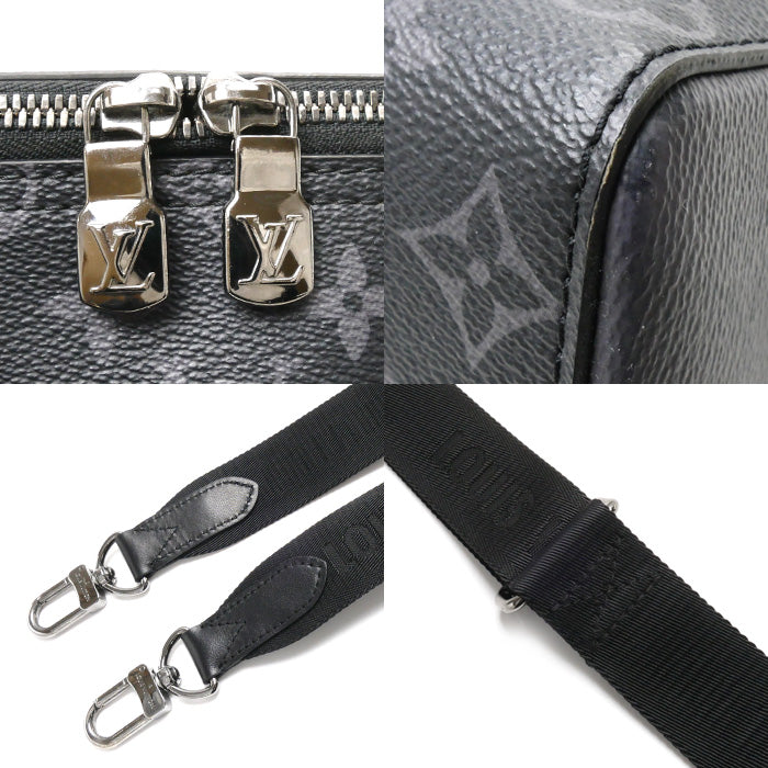 LOUIS VUITTON ルイ・ヴィトン シティ キーポル ショルダーバッグ モノグラムエクリプス M45936 ICチップ メンズ【中古】