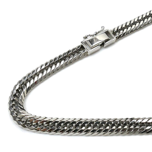 Pt850プラチナ ネックレス 喜平12面トリプルカット 60.1g 60cm メンズ【中古】