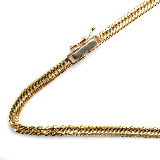 K18YG イエローゴールド ネックレス 喜平12面トリプルカット 10.1g 40cm レディース【中古】