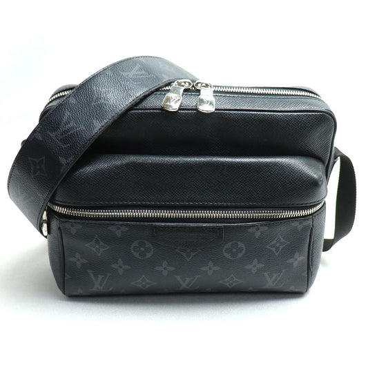 LOUIS VUITTON ルイ・ヴィトン アウトドアメッセンジャー PM ショルダーバッグ タイガラマ ブラック M30233 FO2260 メンズ【中古】
