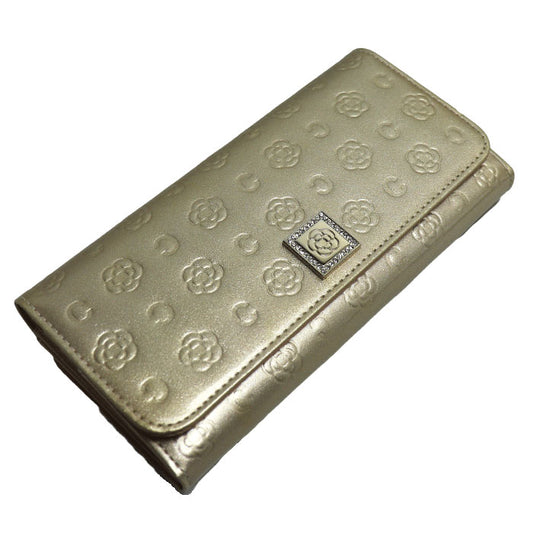 CLATHAS クレイサス ベティ ガマ口長財布 長財布 がま口 ベージュ レディース【中古】【美品】