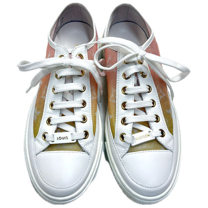 LOUIS VUITTON ルイ・ヴィトン ステラーライン スニーカー ホワイト ピンク LD0211 
35 レディース【中古】【極美品】