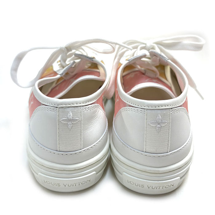 LOUIS VUITTON ルイ・ヴィトン ステラーライン スニーカー ホワイト ピンク LD0211 
35 レディース【中古】【極美品】