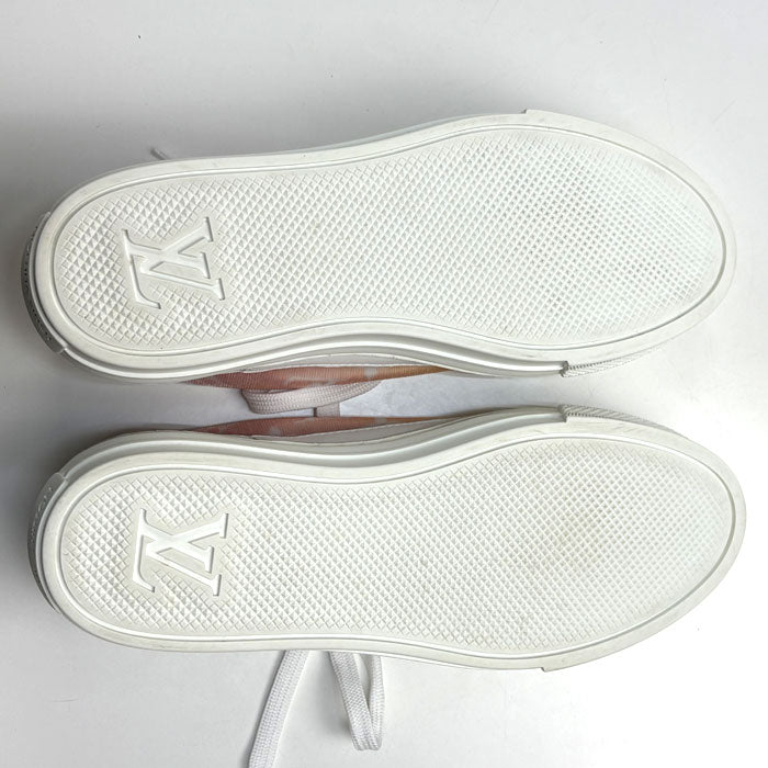 LOUIS VUITTON ルイ・ヴィトン ステラーライン スニーカー ホワイト ピンク LD0211 
35 レディース【中古】【極美品】