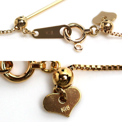 K18PG ピンクゴールド ネックレス ベネチアン 2.5g ～60cm レディース【中古】