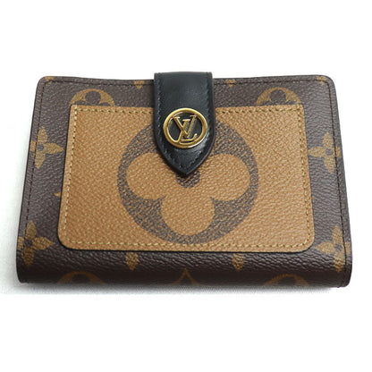 LOUIS VUITTON ルイ・ヴィトン ポルトフォイユジュリエット 二つ折り財布 モノグラムリバース M69432 ICチップ レディース【中古】【極美品】