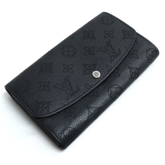 LOUIS VUITTON ルイ・ヴィトン ポルトフォイユイリス 長財布 マヒナ ノワール M60143 TN2187 レディース【中古】