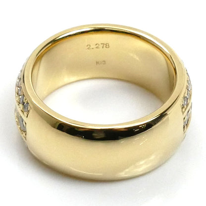 K18YG イエローゴールド ダイヤ リング・指輪 ダイヤモンド2.278ct 23.5号 26.1g メンズ【中古】【美品】