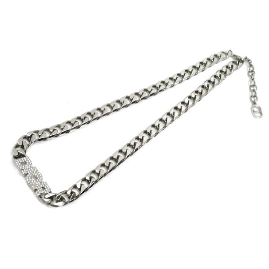 DIOR HOMME ディオール・オム 真鍮 DIOR チェーンリンク ネックレス N1507HOMMT 84.5g 48～53cm メンズ【中古】
