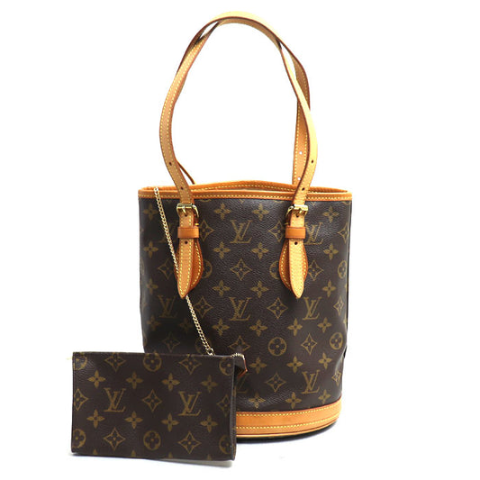 LOUIS VUITTON ルイ・ヴィトン バケットPM トートバッグ モノグラム M42238 AR1010 レディース【中古】