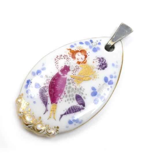 Meissen マイセン アラビアンナイト ペンダントトップ 真夏の夜の夢 レディース【中古】