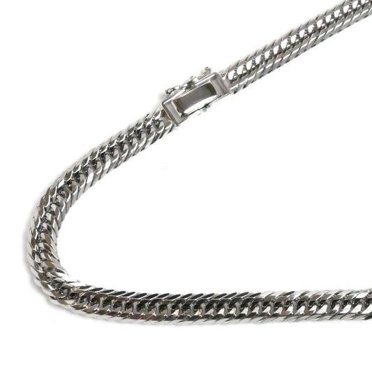 Pt850プラチナ ネックレス 喜平12面トリプルカット 50.0g 50cm メンズ【中古】