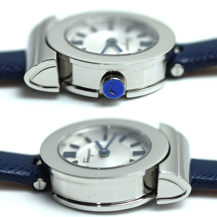 Salvatore Ferragamo サルヴァトーレフェラガモ ガンチーニ 腕時計 電池式 SF4301620 レディース【中古】【美品】