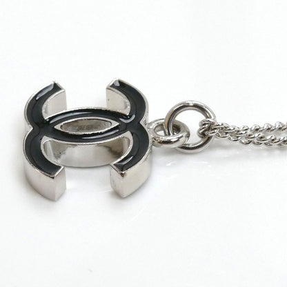 CHANEL シャネル メタル ココマーク ブラック ネックレス 43cm レディース【中古】