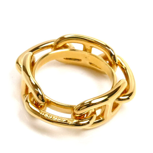 HERMES エルメス GP ルカデ シェーヌダンクル スカーフリング レディース【中古】【美品】