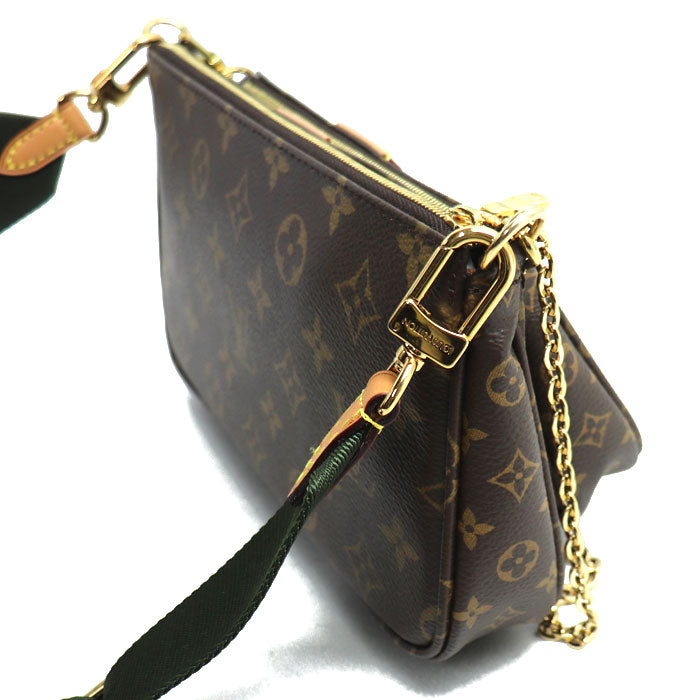 LOUIS VUITTON ルイ・ヴィトン ミュルティポシェットアクセソワール ショルダーバッグ モノグラム カーキ M44813 SP0240/SP4159/SP0240 レディース【中古】【美品】